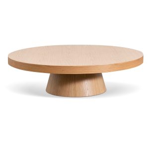 Round Coffee Table - Natural Oak