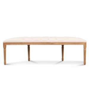 Light Beige Oak Bench