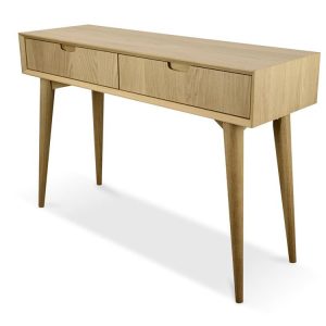 1.15m Wooden Console Table with Drawers