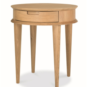 Lamp Side Table with Drawers - Natural