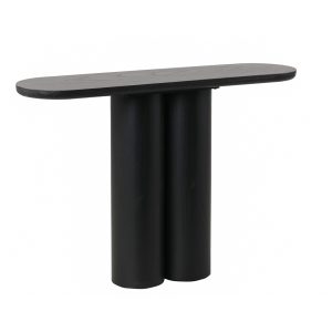 1.4m ELM Console Table - Full Black